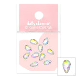 Charme Crystal Pear Flatback Rhinestone / Crystal AB Quality Rhinestone for Nail Art