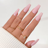 Charme Gel Extension Tips / Ballerina / Medium / Matte Clear