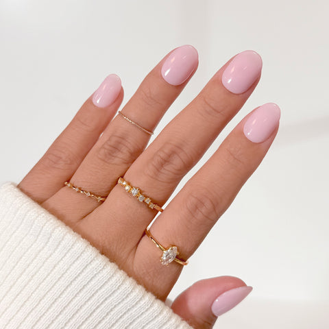 Charme Gel Extension Tips / Oval / Extra Short / Matte Clear Soft Gel X
