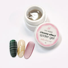 Daily Charme No-Wipe Chrome Effect Spider Gel Nail Polish Art