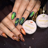 Charme Gel Aurora Silk Cat Eye Collection / 6 Colors Magnetic Nail Polish Chameleon Dreamy Quality HEMA TPO Free Halloween Winter