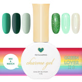 Charme Gel Rainbow Lover Green Collection / 6 Colors