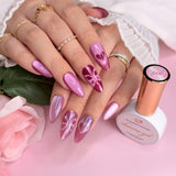Nail Polish Magnetic Pink Red Charme Gel Love Song Cat Eye Collection Valentine's Day