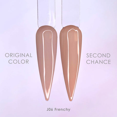 Second Chance Charme Gel J06 Frenchy - medium beige nail polish