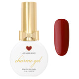 Charme Gel / 405 Merri Berry Warm Deep Red Fall Autumn Nail Polish