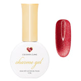 Charme Gel / Cat Eye C35 Santa Claws Perfect Red Magnetic Nail Polish for Christmas Halloween Valentine's Day