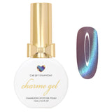 Charme Gel / Cat Eye C48 Sky Symphony Blue Purple Magnetic Nail Polish Aurora Borealis Galaxy Design Dreamy Halloween Winter