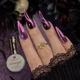 Charme Gel / Cat Eye C69 Celestial Charme Purple Pink Lilac Magnetic Nail Polish