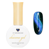 Charme Gel / Cat Eye C71 Witching Hour Blue Green Magnetic Nail Polish Color Changing