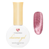 Charme Gel / Cat Eye C74 Blush Beam Pink Nail Glitter Polish