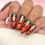 Charme Gel / Cat Eye C82 Orange You Hot Chameleon Magnetic Nail Polish Bold Halloween Fall Color