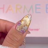 Charme Gel Nail Polish Cat Eye E07 High Society Gold Golden Magnetic Gel Luxury