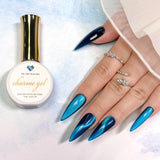 Charme Gel Cat Eye E30 Deep Blue Sea Magnetic Nail Polish Silk Fine Quality Ocean Aquarium 