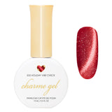 Charme Gel / Cat Eye E55 Holiday Vibe Check Red Nail Polish Magnetic Flash