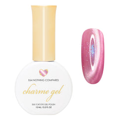 Cat Eye Nail Polish Pink Blue Shimmer Valentine's Day Charme Gel / Cat Eye E64 Nothing Compares