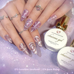 Charme Gel / Cat Eye E73 Sunshine Serotonin Coral Spring HEMA TPO Free Galaxy Celestial Dreams 