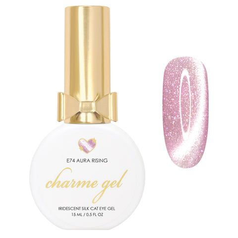 Charme Gel / Cat Eye E74 Aura Rising Celestial Dreams Magnetic Galaxy HEMA TPO Free Aura Spring Light Rose Pink