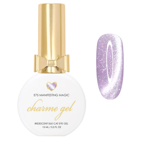 Charme Gel / Cat Eye E75 Manifesting Magic Lavender Celestial Dreams HEMA TPO Free Aura Galaxy Spring