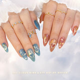 Charme Gel Nail Polish Magnetic Cat Eye E81 Cloud Nine Blue Aqua Spring Summer Ocean Vacation Trend Clean Girl