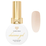 Charme Gel / Jelly J26 Irish Cream Light Beige Sheer Nail Polish Glazed Donut Musthave Color