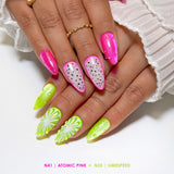 Charme Gel Nail Polish / Neon Cat Eye N35 Limespeed Lime Green Yellow