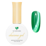 Charme Gel Nail Polish/ Neon Silk Cat Eye N37 Super Green Summer Watermelon