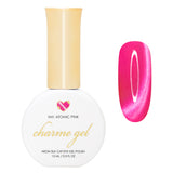Charme Gel Nail Polish / Neon Cat Eye N41 Atomic Pink Hot Pink Fuchsia Summer Rainbow Barbie