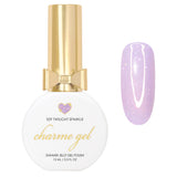 Charme Gel / Shimmer Jelly S09 Twilight Sparkle Purple Holographic Nail Polish Cute Pastel