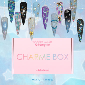 Charme Box / May 2024 Surprise Celestial Astrology Themed Nail Art Mystery Subscription Trendy Gel Polish
