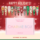 Charme Box / November Holiday 2025 / Christmas Winter Themed Nail Art Subscription Box Mystery Gel Polish Cat Eye Gift Idea for Nail Lover