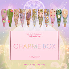Charme Box / March 2026 / Spring Themed Nail Art Mystery Box Full Size Products