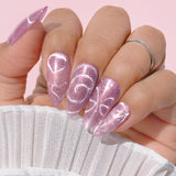 Charme Box / March 2026 / Spring Themed Desert Bloom Cat Eye Magnetic Pink Sparkle Flowers 