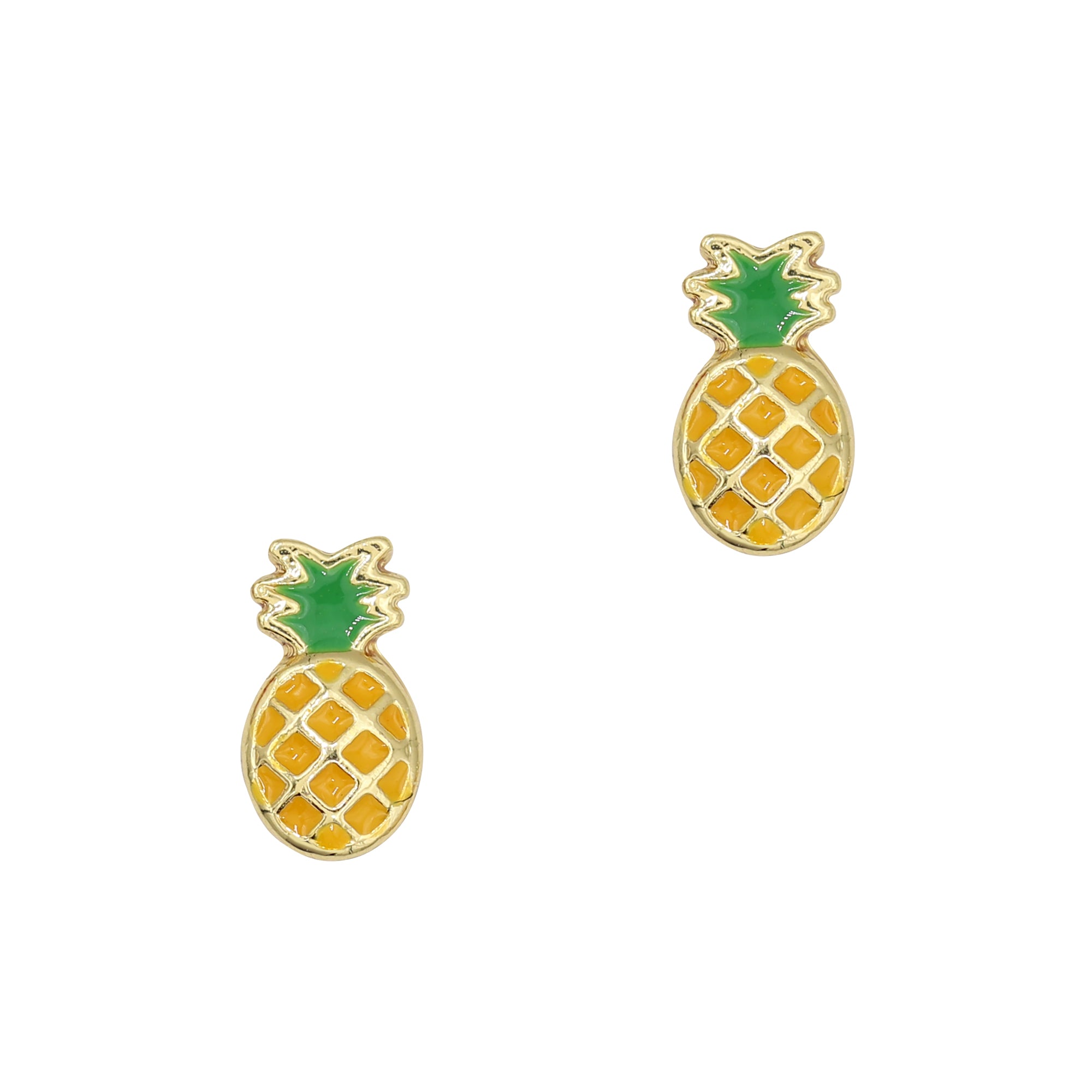 Tropic Pineapple Nail Charm / Gold Jewelry Summer 3D Decor Cute Quality   