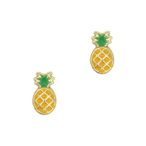Tropic Pineapple Nail Charm / Gold Jewelry Summer 3D Decor Cute Quality   