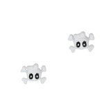 Halloween Nail Charm Cute Small Coquette Crossbone / White