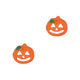3D Nail Charm Decor Halloween Pumpkin / Orange Cute Jack O Lantern Easy Design