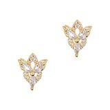 Marquise Shield / Zircon Charm / Gold Nail Jewelry 3D Decor Crystal Gems