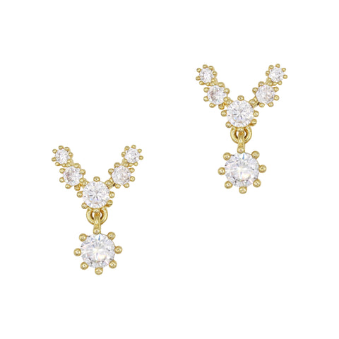 Nail Charm 3D Decor Diamond Necklace / Zircon Charm / Gold Premium Quality Jewelry