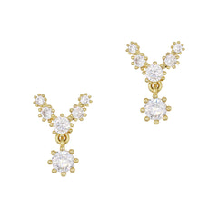 Nail Charm 3D Decor Diamond Necklace / Zircon Charm / Gold Premium Quality Jewelry