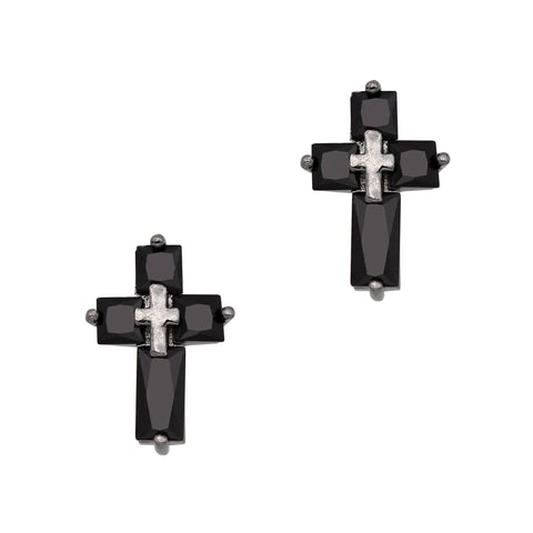 Daily Charm Halloween Nail Charms Nail Jewelry Decoration Gothic Cross /  Black – Daily Charme