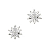 Star Snowflake / Zircon Charm / Silver / Clear Crystal 3D Nail Art Christmas Holiday Winter Wonderland