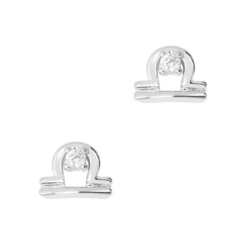 Libra / Zodiac Sign Zircon Charm / Silver Nail Jewelry 3D Decor Trendy Genz Celestial Musthave Symbol