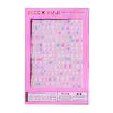 Deco Miami Nail Art Stickers / Glow in the Dark, 420 Ghosts, Halloween, Retro Flame Butterfly Star Alien Spider Webs Stars