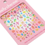 Chic Nail Art Sticker / Neon Paradise Summer Colorful Design Fruits Flower Banana Pineapple Watermelon Strawberry