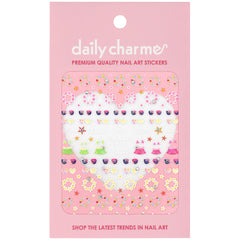 Bejeweled Nail Art Sticker / Island Getaway Sunglasses Flowers Bikini Summer Designs Crystal Wreath