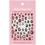 Floral Nail Art Sticker Decal Victorian Painting Artistic Design Floral Flowers Vintage