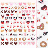 Valentine Nail Art Sticker / Sweetheart Sweets Dessert Cute Decals Magical Cupcake