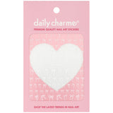 Dainty Tiny Bow Nail Art Sticker Decal Ribbon Reverie / White  Coquette Clean Girl Cute