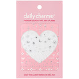 3D Embossed Nail Art Sticker/ Celestial Element / Silver Decal Bestseller White Moon Sparkles Sun Stars