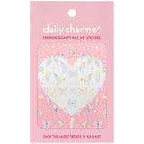 Bejeweled Nail Art Sticker / Cosmic Wings Celestial Pastel Rainbow Stars Butterfly Hearts Moon Cute Kawaii Decal